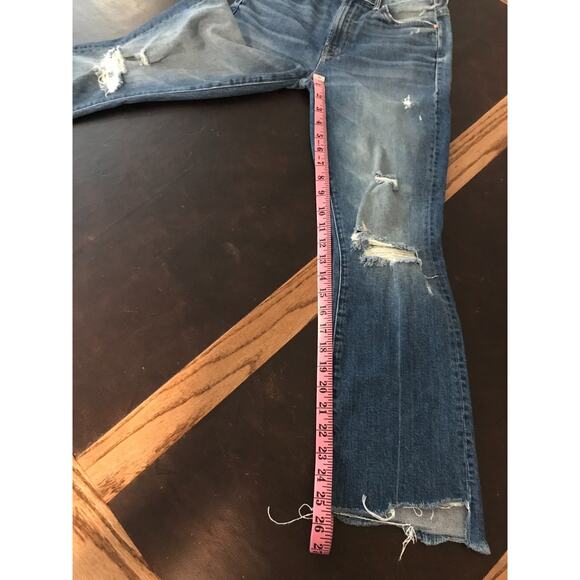 Mother Superior The Insider Crop Step Chew Better When Its Wrong Jeans - Size 25 - Picture 9 of 15